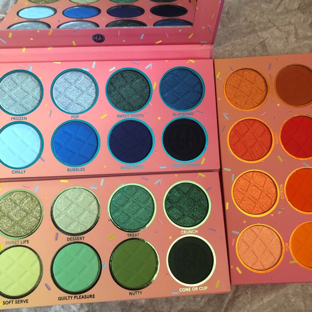 BH cosmetics Ice cream palettes